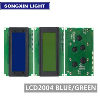 1PCS Smart Elektronika LCD Modulio Ekrane Stebėti LCD2004 2004 20*4 20X4 5V Pobūdžio Mėlyna/Žalia Ekrano Apšvietimas