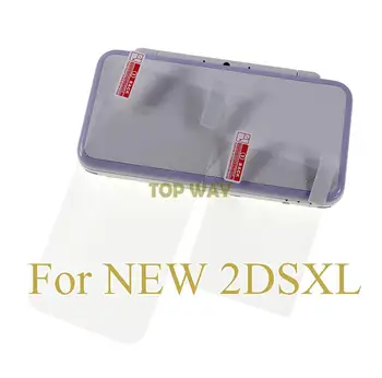 3sets Skaidrius LCD Ekrano Apsaugų Kino Nustatyti Nintend NAUJAS 2DS XL LL Clear Touch Apsaugoti Apsaugos Priekio Atgal Antspaudas Filmas