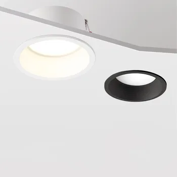 Led Lubų Anti-Glare LED Embedded Downlight Apvalios Baltos Vietoje Šviesos AC110V 220v Lempos gyvenamųjų Namų Dekoro Aukštos Kokybės Lustas