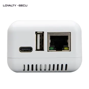 LOJALUMAS-SECU USB į RJ45 Belaidžio WiFi Spausdintuvo Adapterį Spausdinimo Serveris 1 Uoste, Balta
