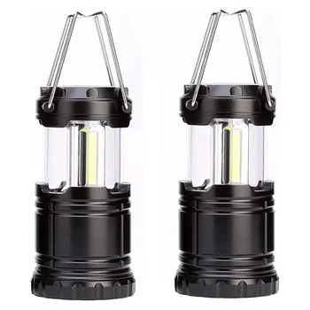 Mini COB Palapinė Lempa LED Nešiojamų Žibintų TelescopicTorch Stovyklavimo Žibintas atsparus Vandeniui Avarinės Šviesos Varomas Darbo Lemputė