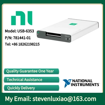 NI USB-6353 781441-01 32-kanalo AI (16-bitų, 1.25 MS /s), 4-channel AO (2.86 MS /s), 48-kanalo DIO, daugiafunkcinis USB I/O devic