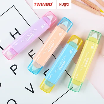 Twingo Kūrybos Dvi viena mini Dvivietis vadovas Korekcija Juosta lipni juosta punctiform klijais, klijai, Mokymosi reikmenys kawaii