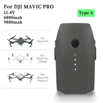 100% brand new for DJI Mavic Pro Baterija Max 27 min Skrydžių Metu 9880mAh Už Mavic Pro Drone Protingas Skrydžio Baterijos