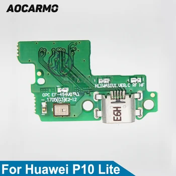 Aocarmo NAUJAS USB Įkrovimo Dokas Uosto Mic Flex Kabelis Huawei P10 Lite