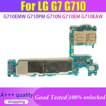 Atrakinta Mainboard 64G 128G Už LG G7 G710 G710EMW G710PM G710N G710EM G710EAW Plokštė Elektroninis Skydelis Grandinės Logika Valdyba