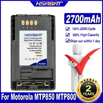 HSABAT MTP850 2700mAh Baterija Motorola MTP800 CEP400 FTN6574 FTN6574A PMNN6074 AP-6574 PMNN4351BC Radijo Baterijų