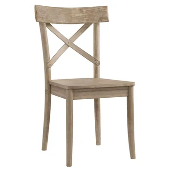 Piketas Namų Apstatymo Keaton Kryžiaus Atgal Medinių Valgomojo Kėdė - 2 valgomojo kėdės