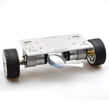 RC Dviejų Ratų Save Balansuojantis Robotas Automobilių Važiuoklės Komplektas su Dviguba DC 12V Variklis su Greičiu kodera Arduino 