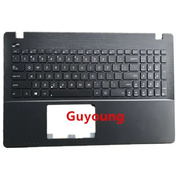 Už Asus X550 X550C A550V Y581C palmrest dangtelį su klaviatūra, juoda MUS